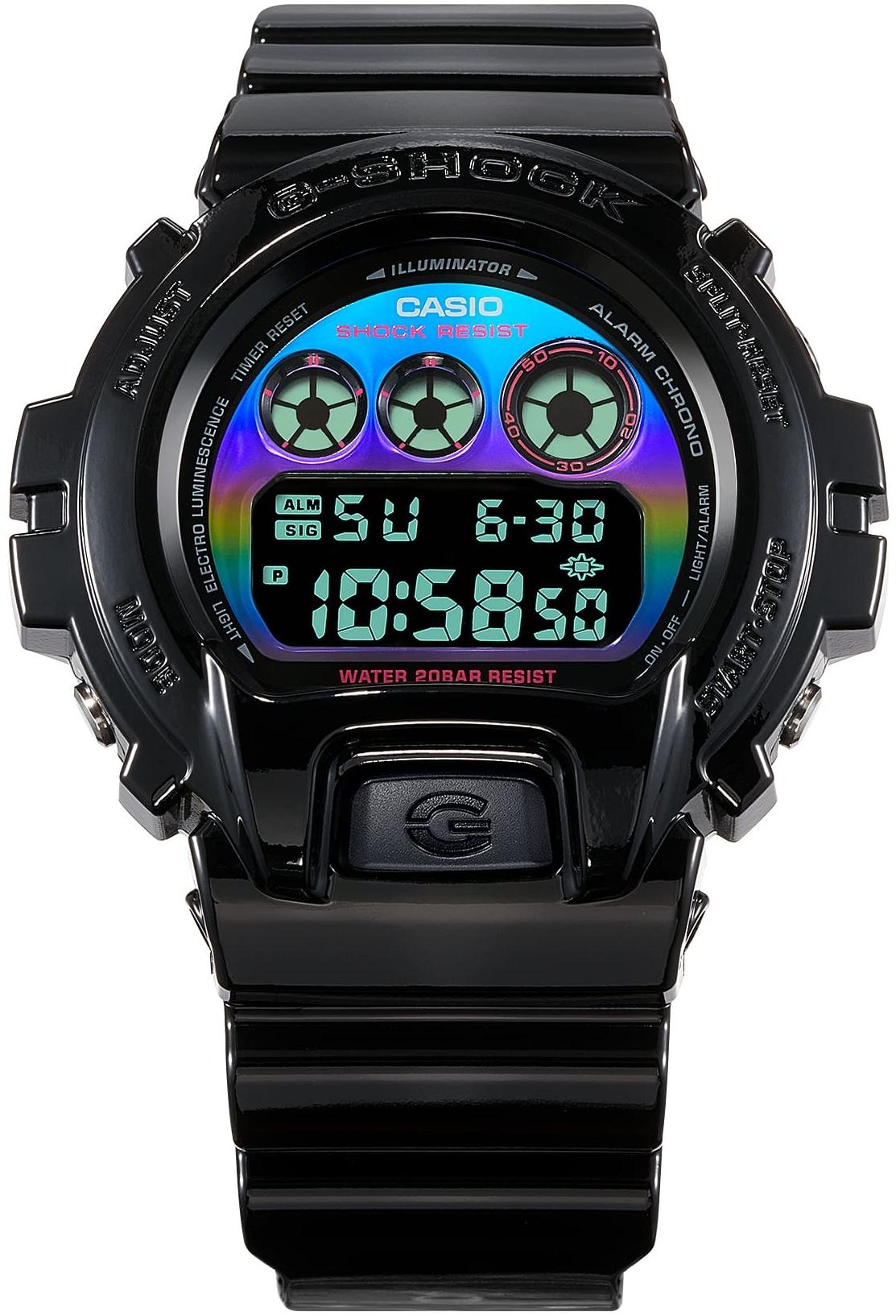 G-SHOCK DW-6900RGB-1ER męski zegarek G-SHOCK pasek - miniatura 3