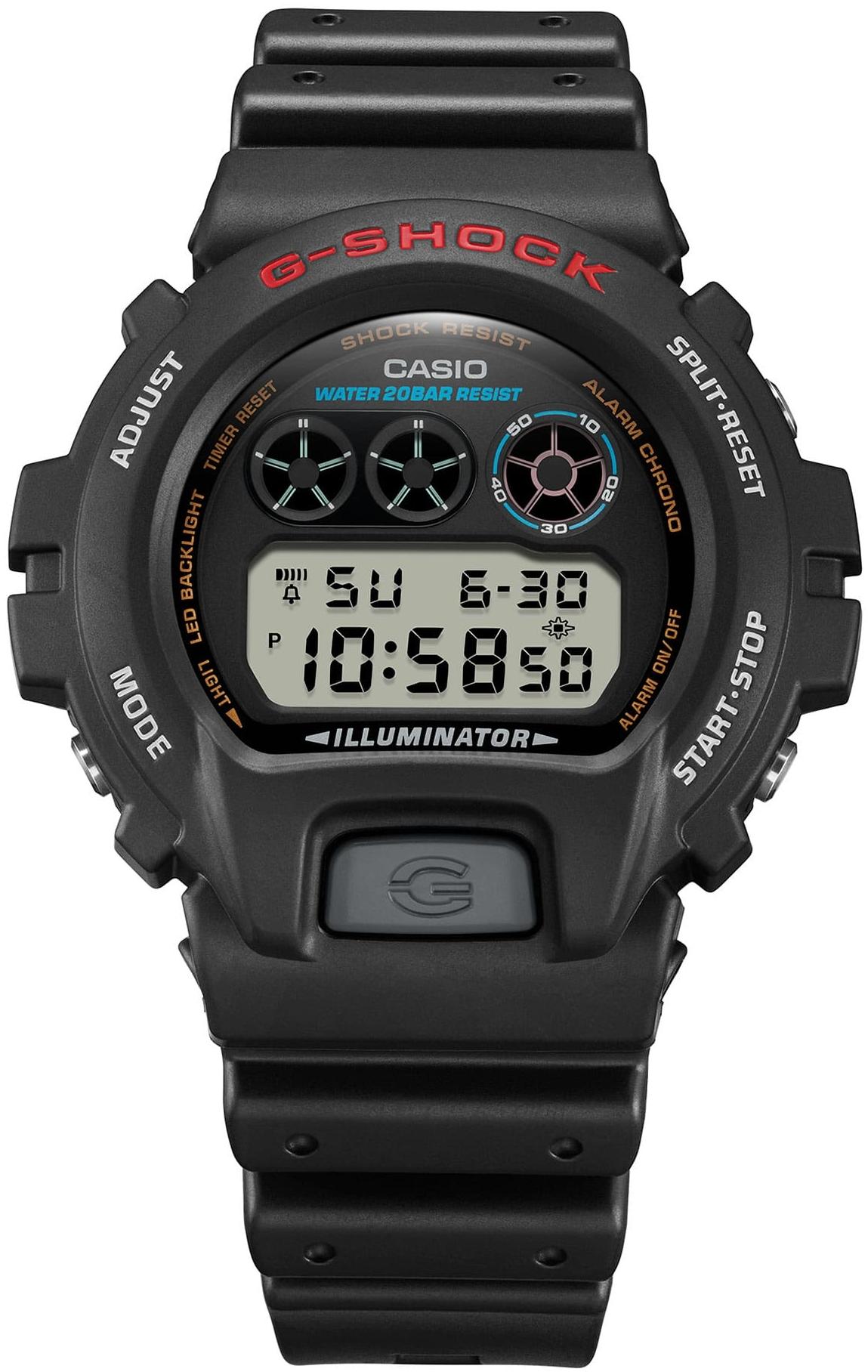 G-SHOCK DW-6900U-1ER zegarek czarny sportowy G-SHOCK pasek - miniatura 5