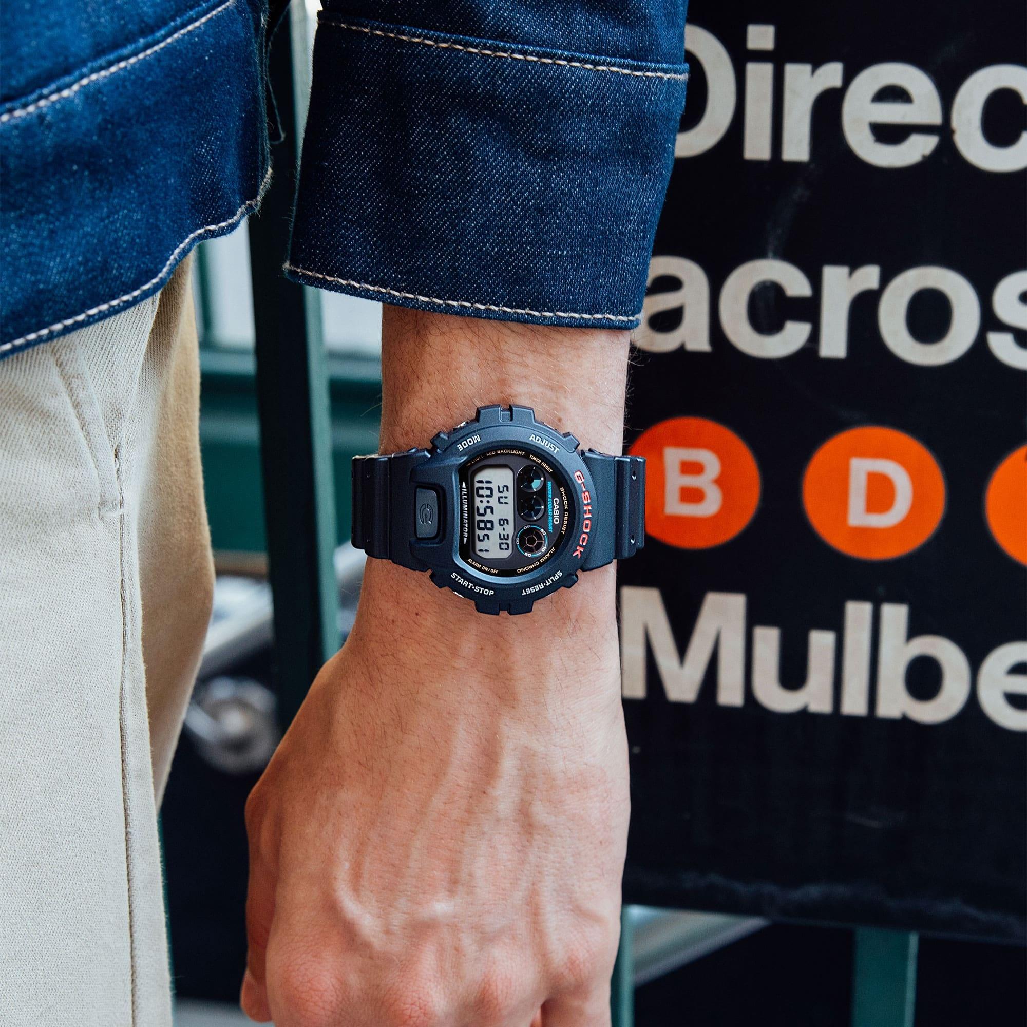 G-SHOCK DW-6900U-1ER zegarek męski G-SHOCK czarny - miniatura 12
