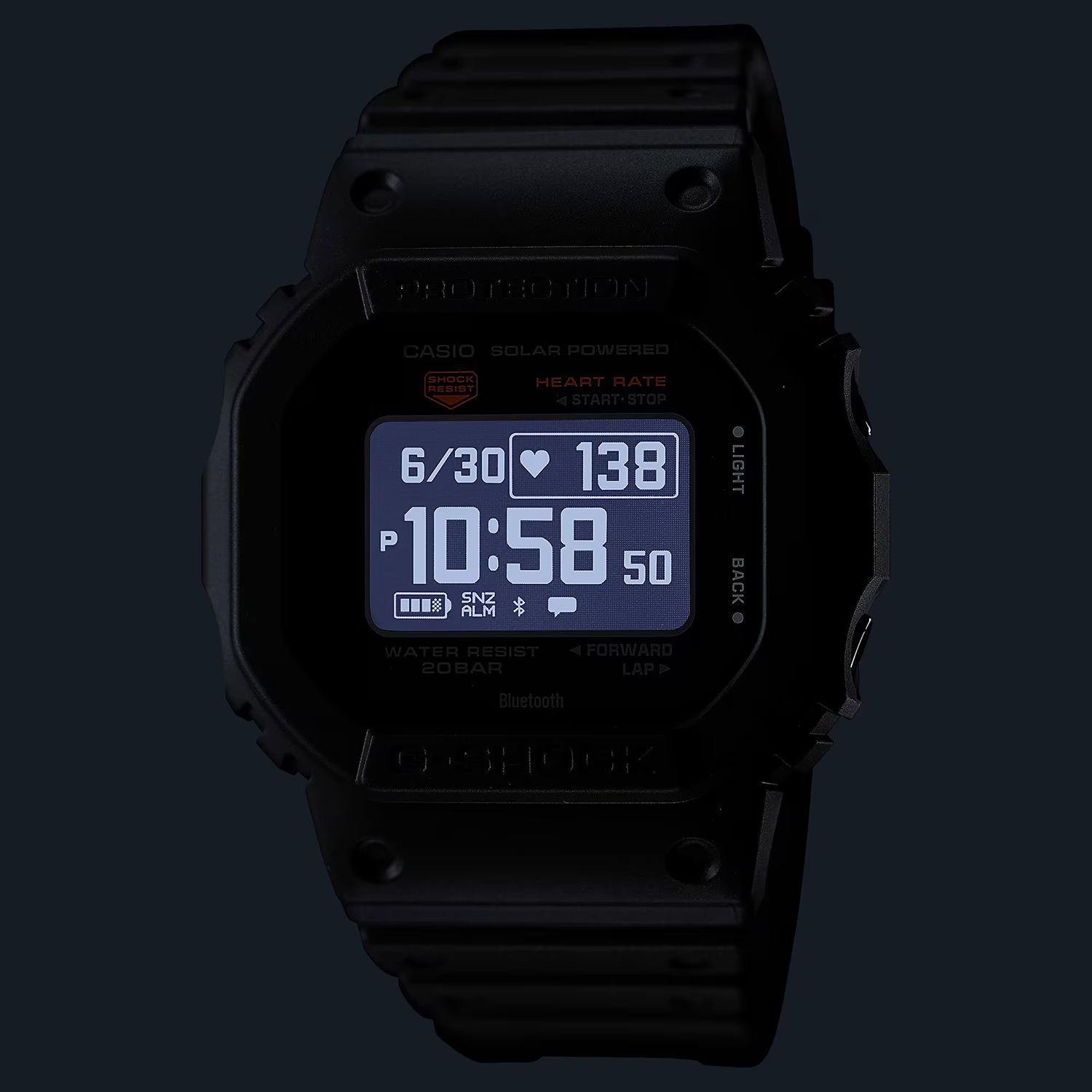 G-SHOCK DW-H5600-1ER G-SHOCK G-SQUAD zegarek męski sportowy mineralne - miniatura 10