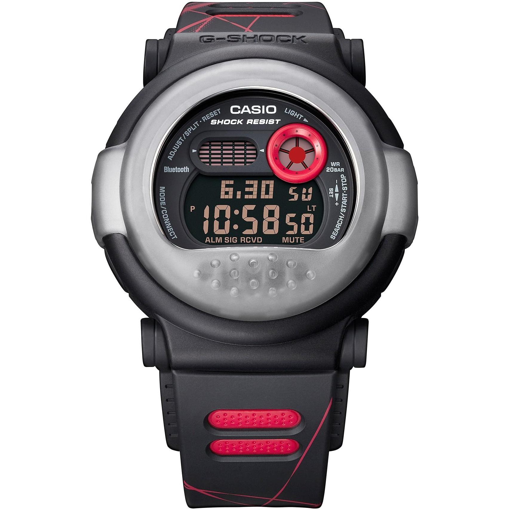 G-SHOCK G-B001MVA-1ER zegarek szary sportowy G-SHOCK pasek - miniatura 5