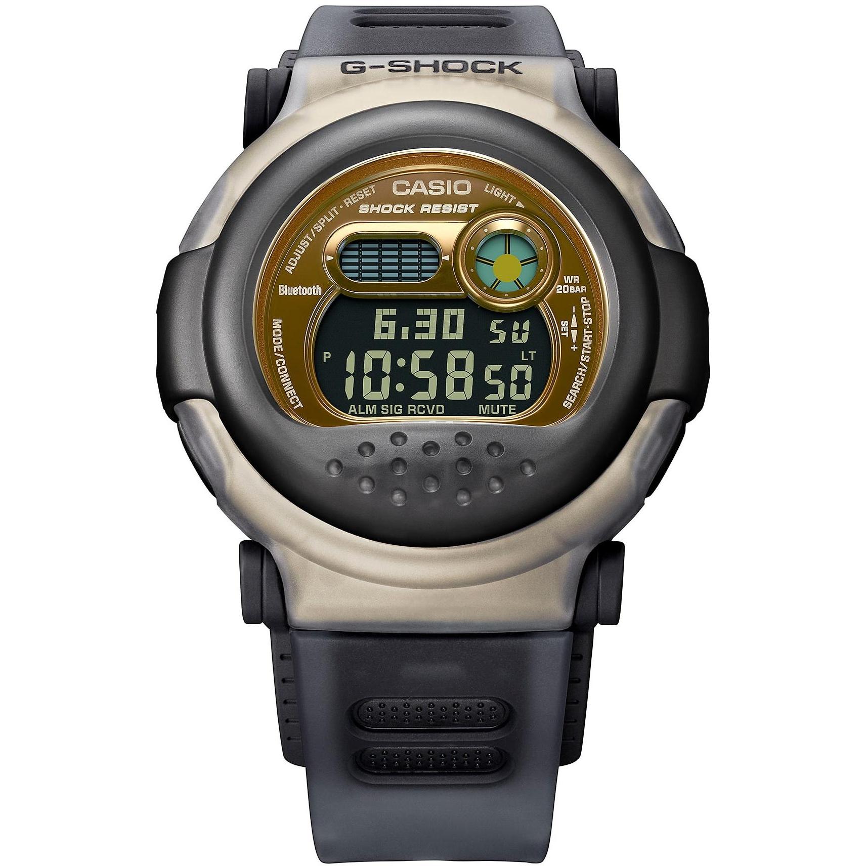 G-SHOCK G-B001MVB-8ER zegarek szary sportowy G-SHOCK pasek - miniatura 5