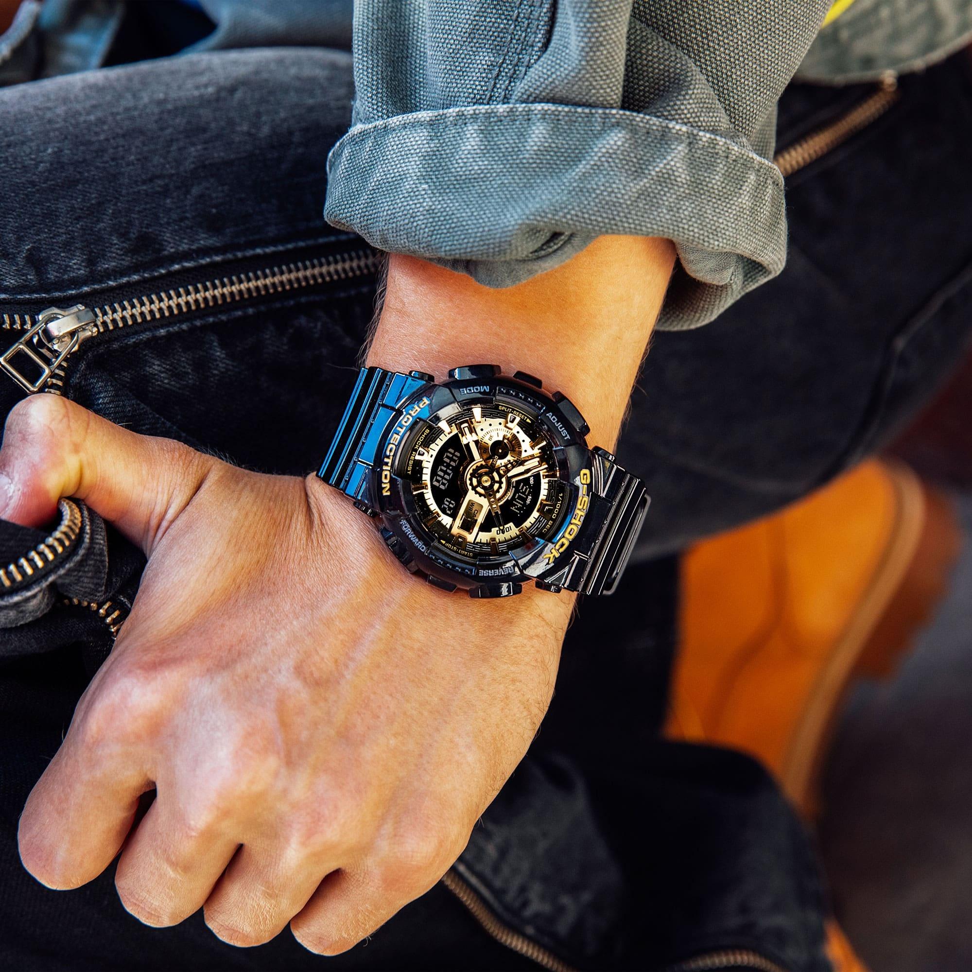 G-SHOCK GA-110GB-1AER zegarek męski sportowy G-SHOCK Style pasek - miniatura 7