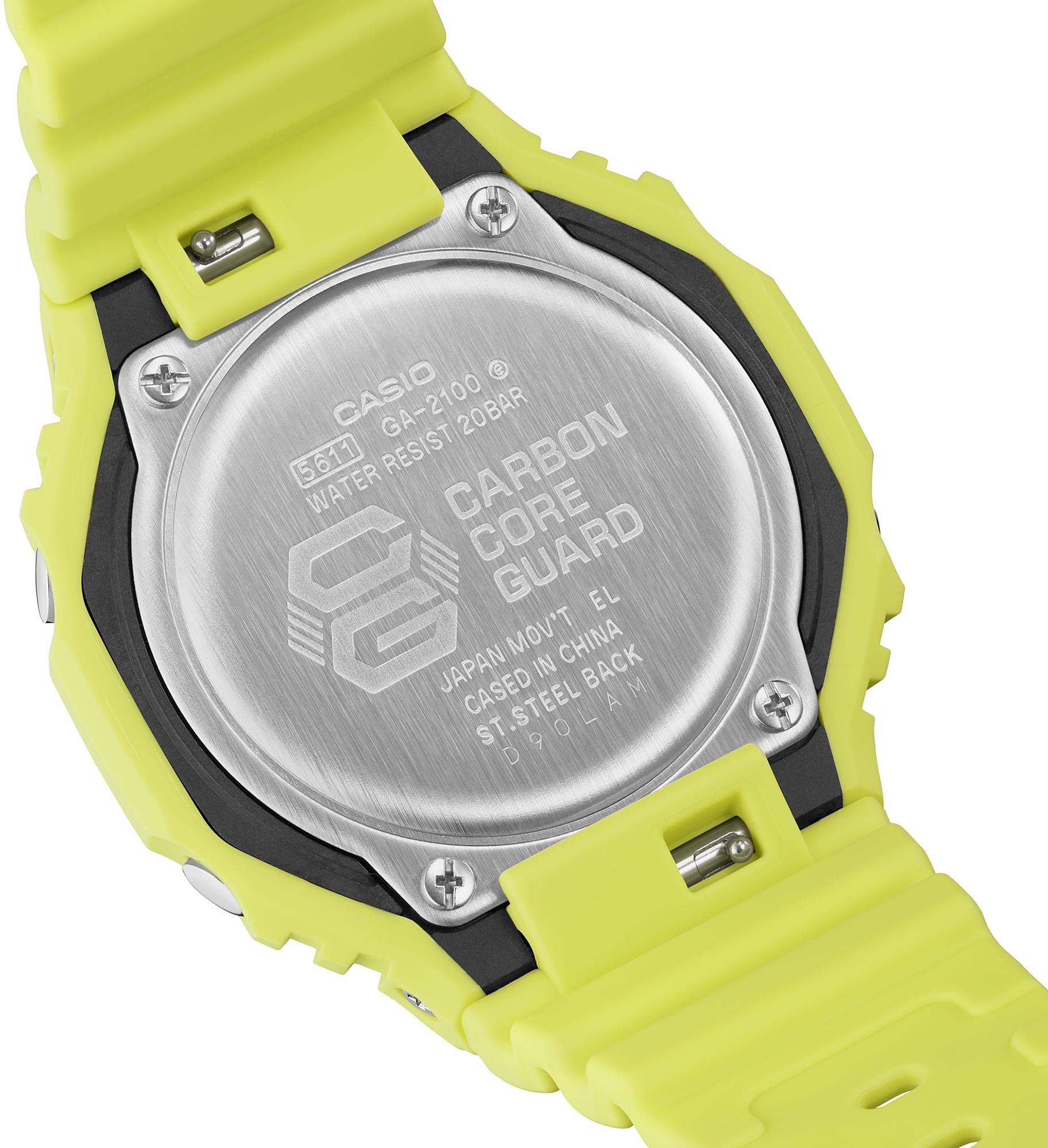 G-SHOCK GA-2100-9A9ER G-SHOCK TONE ON TONE zegarek sportowy G-SHOCK Original - miniatura 5