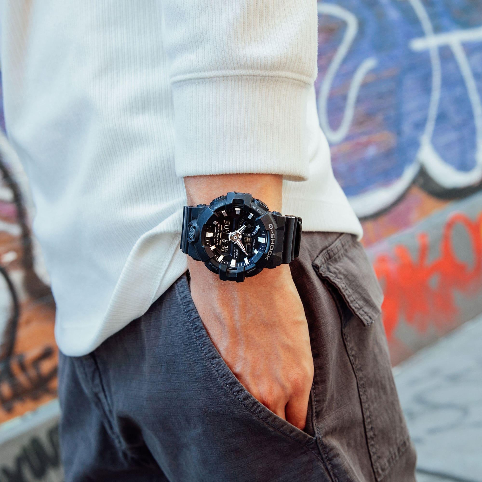 G-SHOCK GA-700-1BER zegarek męski sportowy G-SHOCK Original pasek - miniatura 11