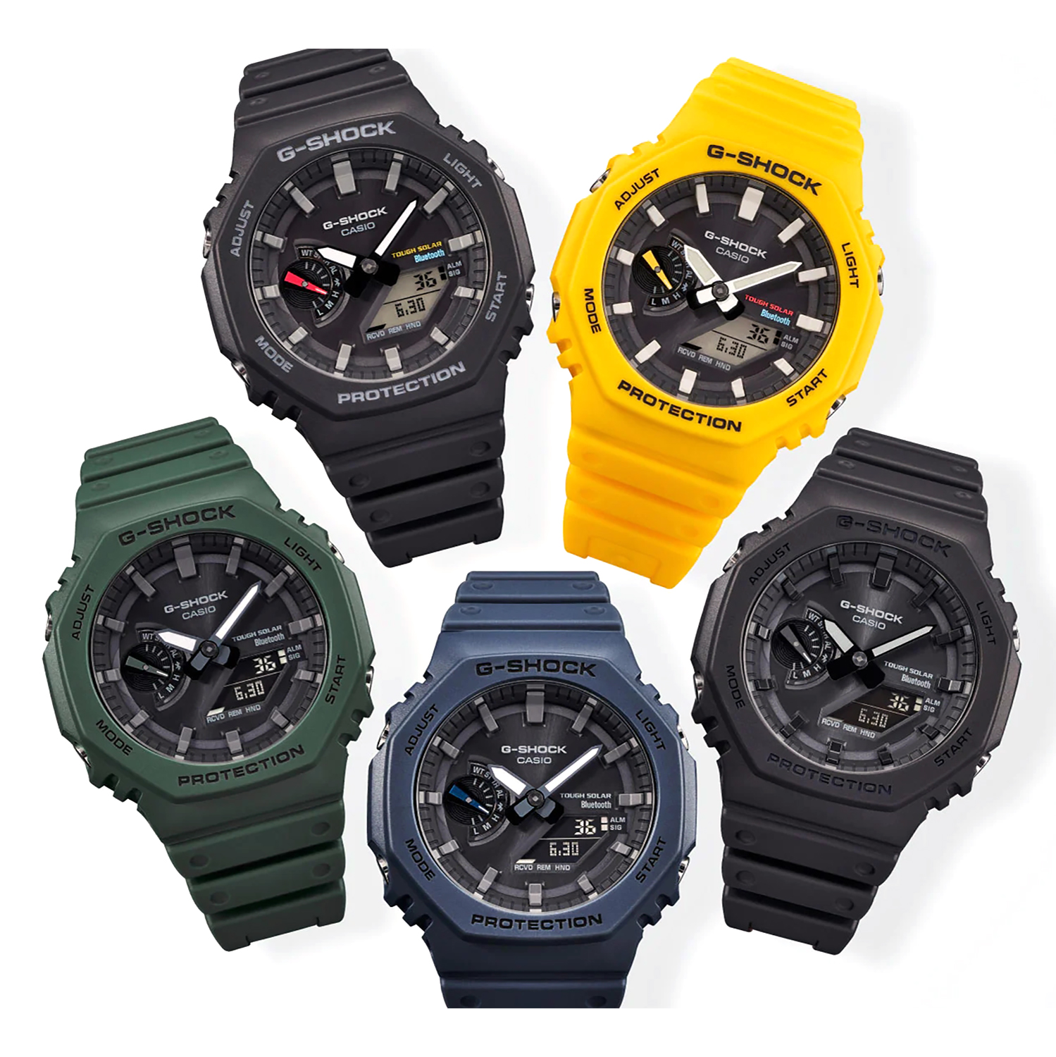 G-SHOCK GA-B2100-1AER G-SHOCK sportowy zegarek niebieski - miniatura 12