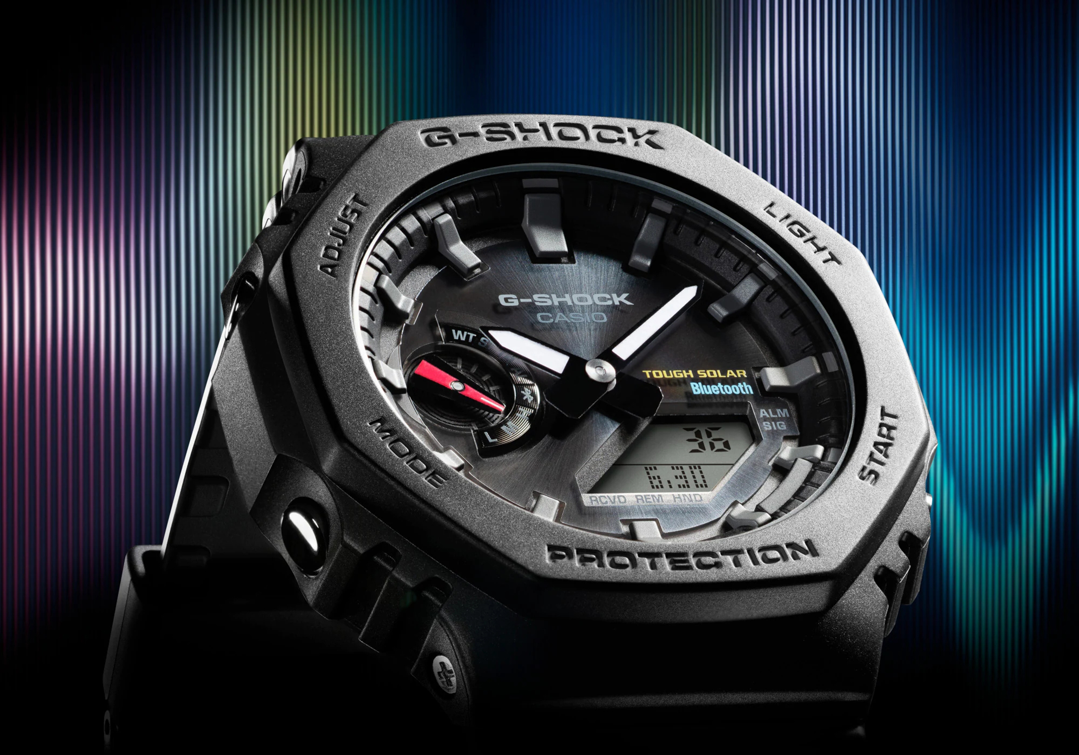 G-SHOCK GA-B2100-1AER męski zegarek G-SHOCK pasek - miniatura 9