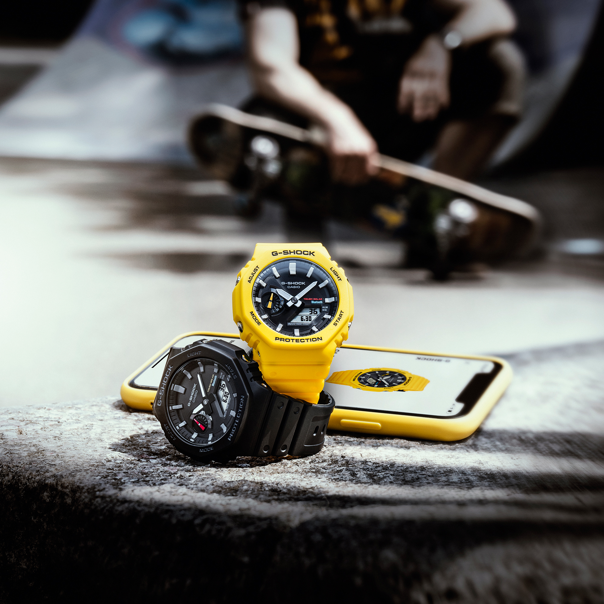 G-SHOCK GA-B2100-1AER zegarek męski G-SHOCK Original czarny - miniatura 11