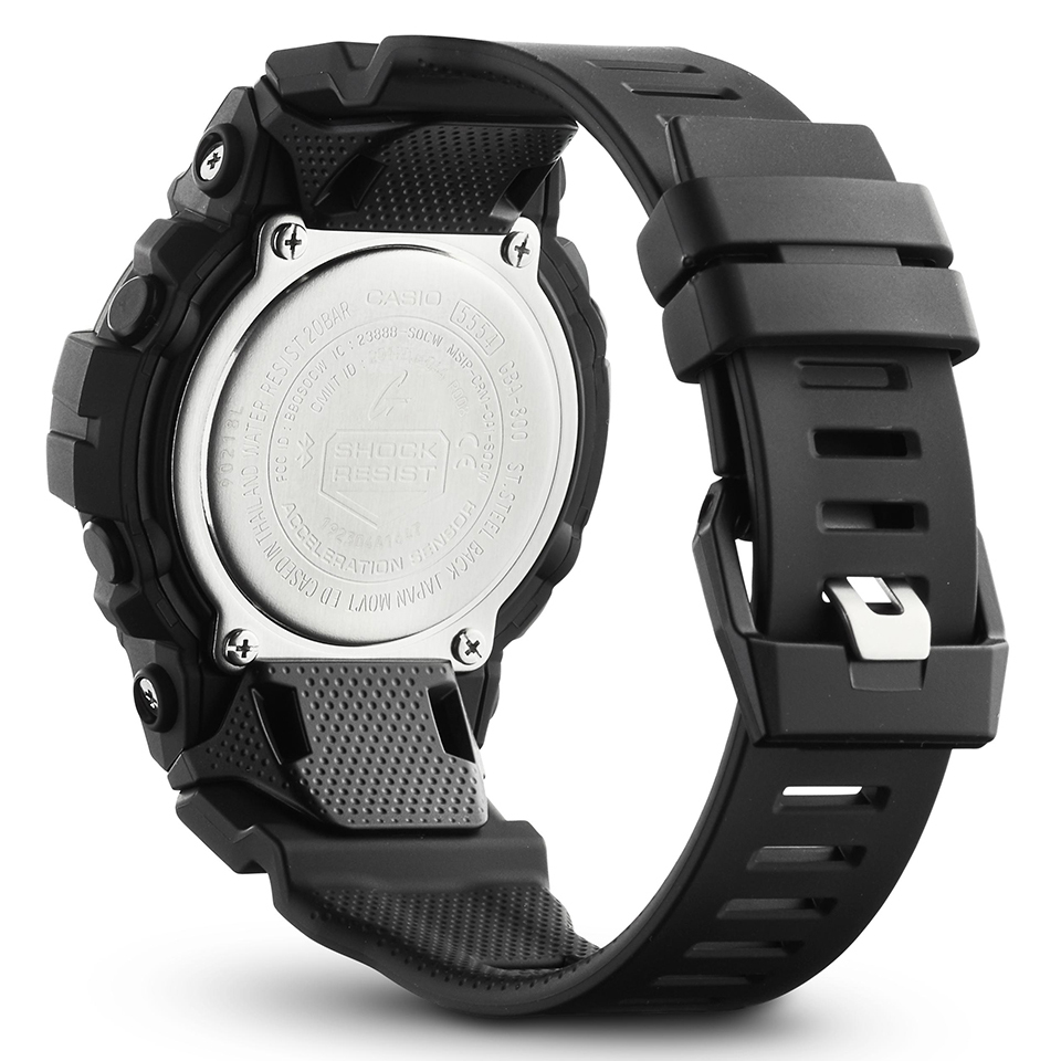 G-Shock GBA-800-1AER G-SHOCK Original G-SQUAD BLUETOOTH SYNC STEP TRACKER zegarek męski sportowy mineralne - miniatura 5