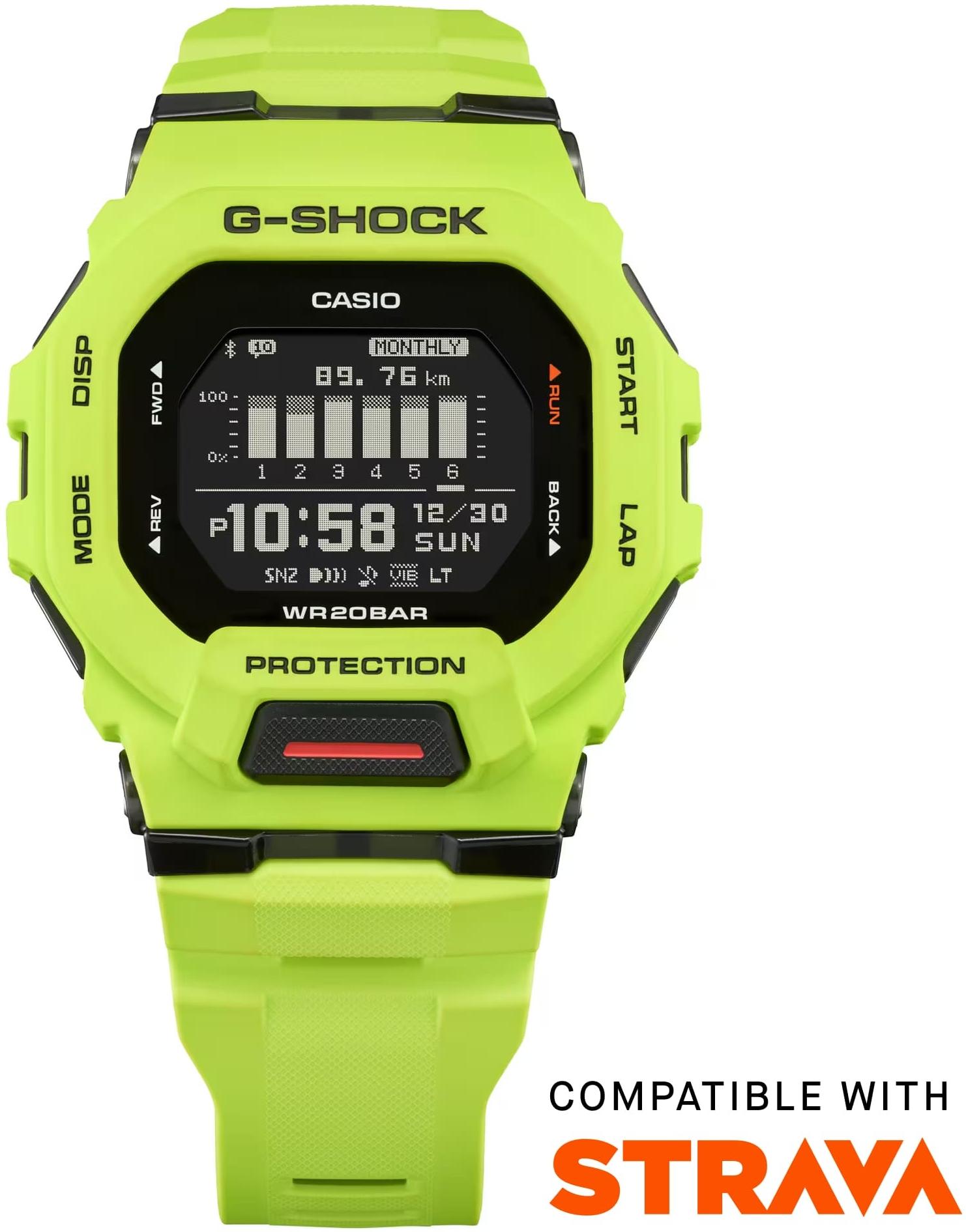 G-SHOCK GBD-200-9ER G-SHOCK G-SQUAD G-Squad Bluetooth Sync Step Tracker zegarek męski sportowy mineralne - miniatura 8