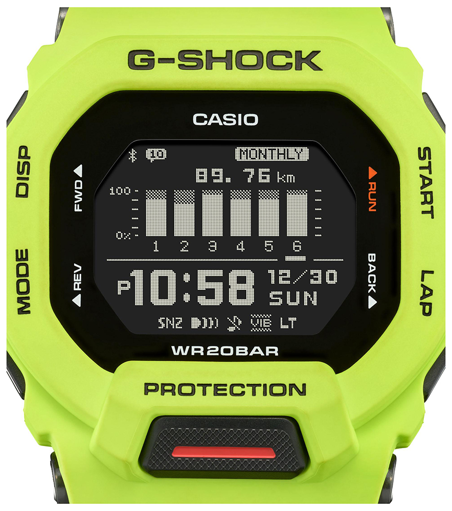 G-SHOCK GBD-200-9ER zegarek zielony sportowy G-SHOCK Original pasek - miniatura 3