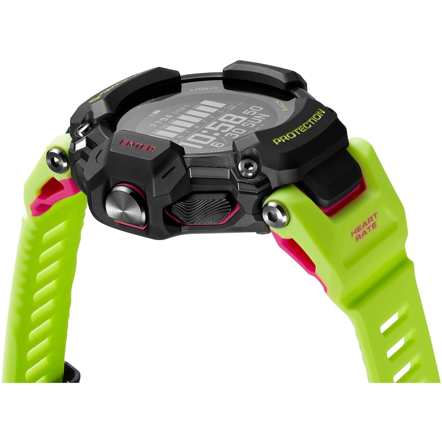 G-SHOCK GBD-H2000-1A9ER zegarek czarny sportowy G-SHOCK G-SQUAD pasek - miniatura 4
