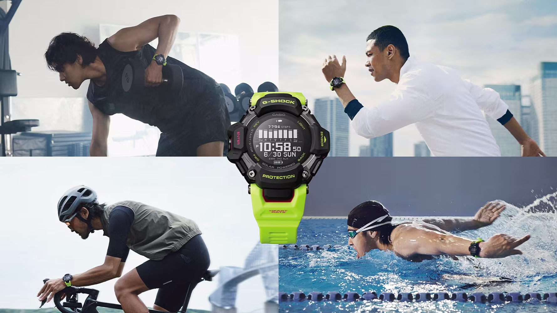 G-SHOCK GBD-H2000-1A9ER zegarek męski G-SHOCK G-SQUAD - miniatura 7