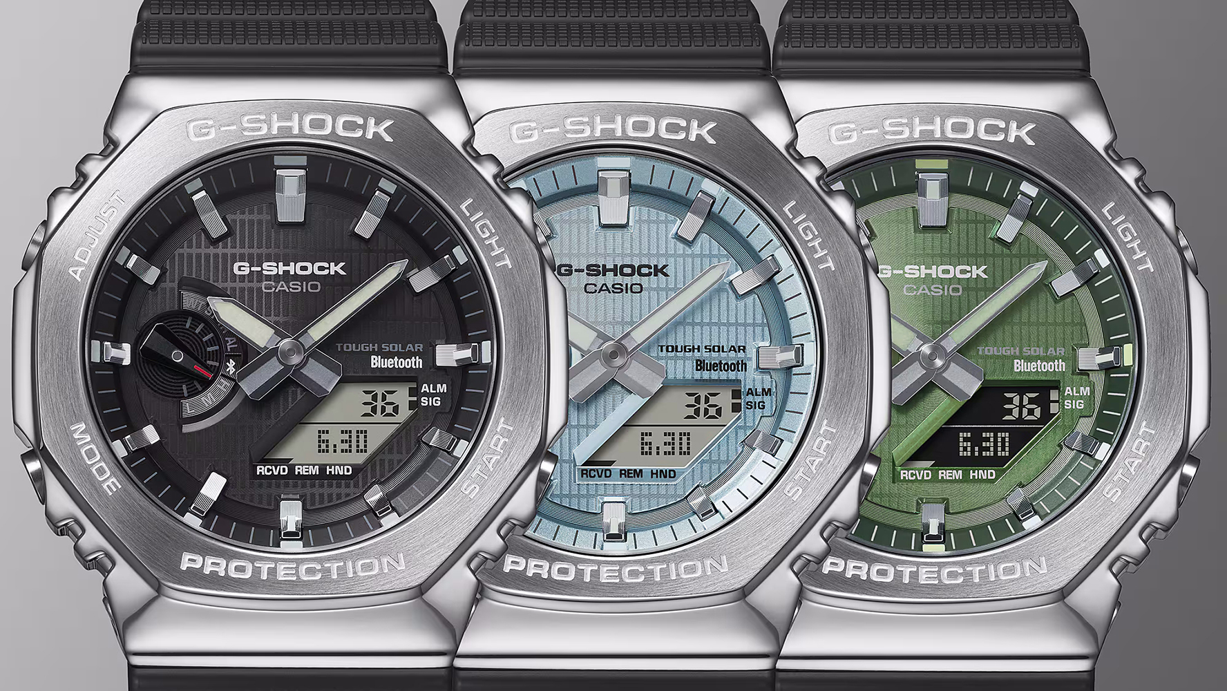 G-SHOCK GBM-2100-1AER męski zegarek G-SHOCK Original pasek