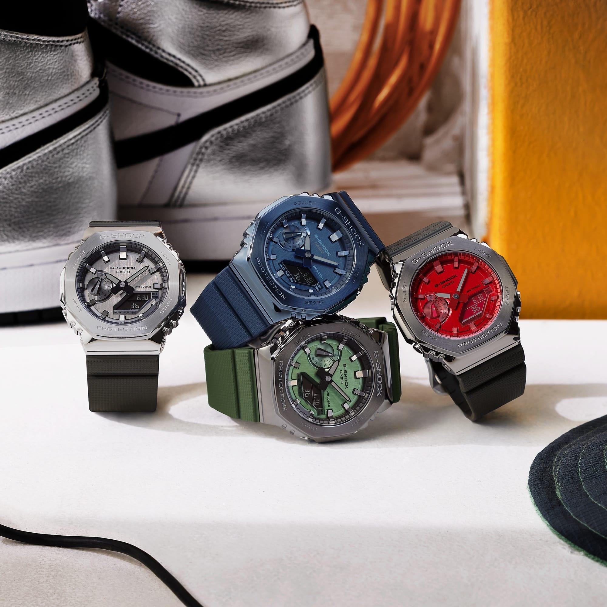 G-SHOCK GM-2100B-3AER G-SHOCK Original sportowy zegarek szary - miniatura 9