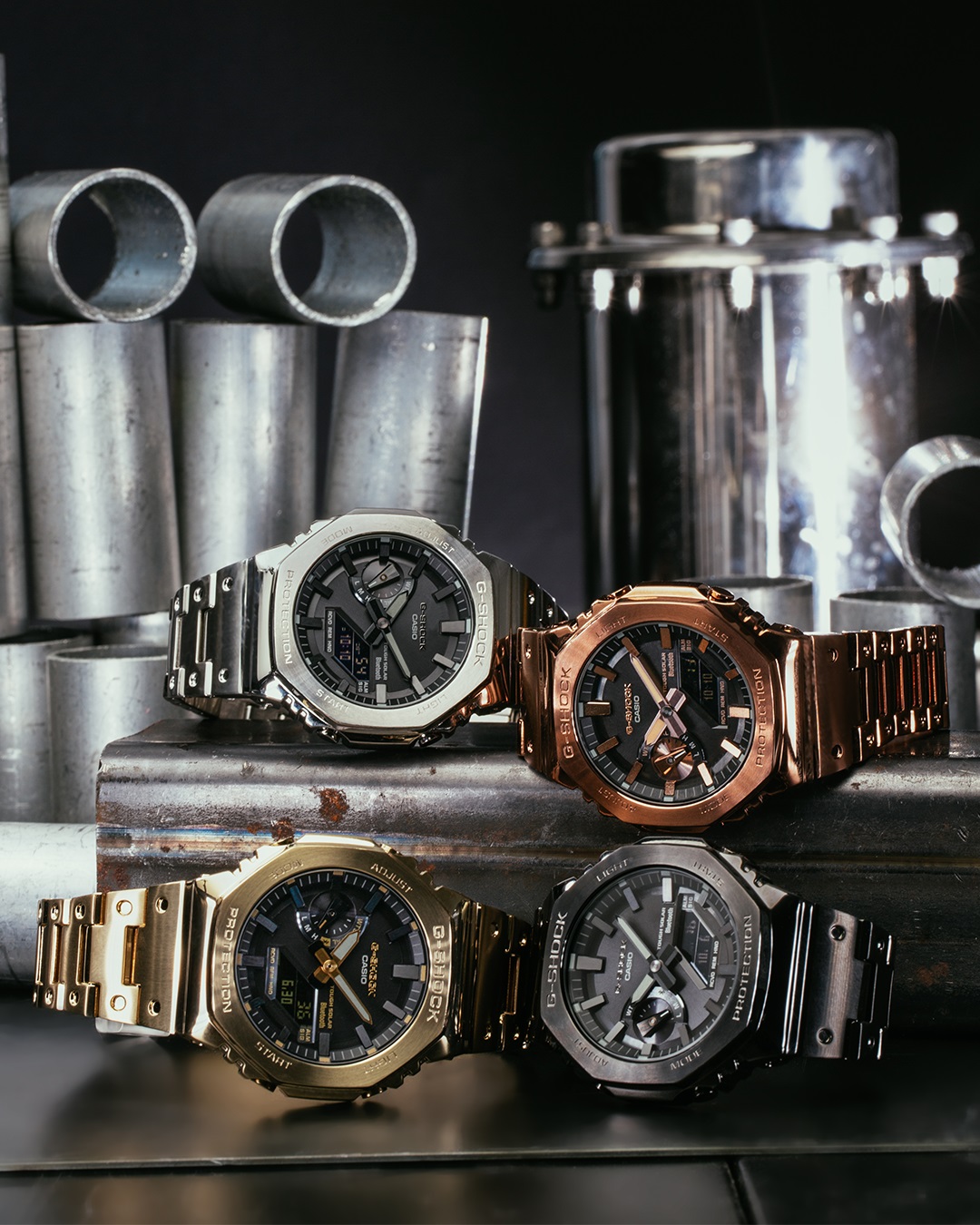 G-SHOCK GM-B2100BD-1AER G-SHOCK ORIGINAL FULL METAL G-SHOCK Original sportowy zegarek czarny - miniatura 15