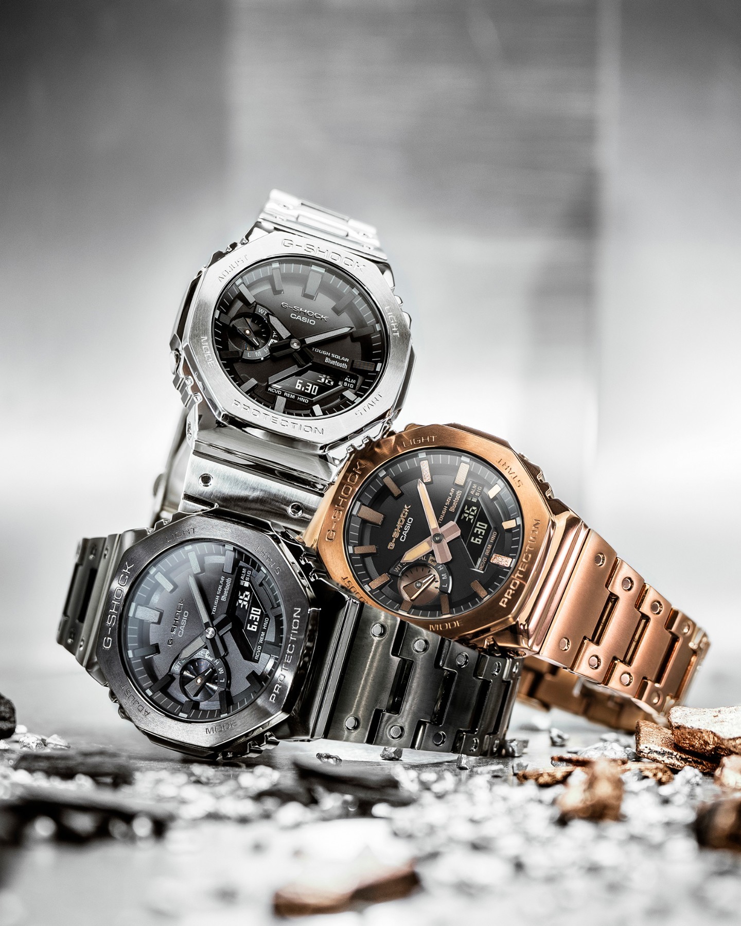 G-SHOCK GM-B2100BD-1AER G-SHOCK Original G-SHOCK ORIGINAL FULL METAL zegarek męski sportowy mineralne - miniatura 14