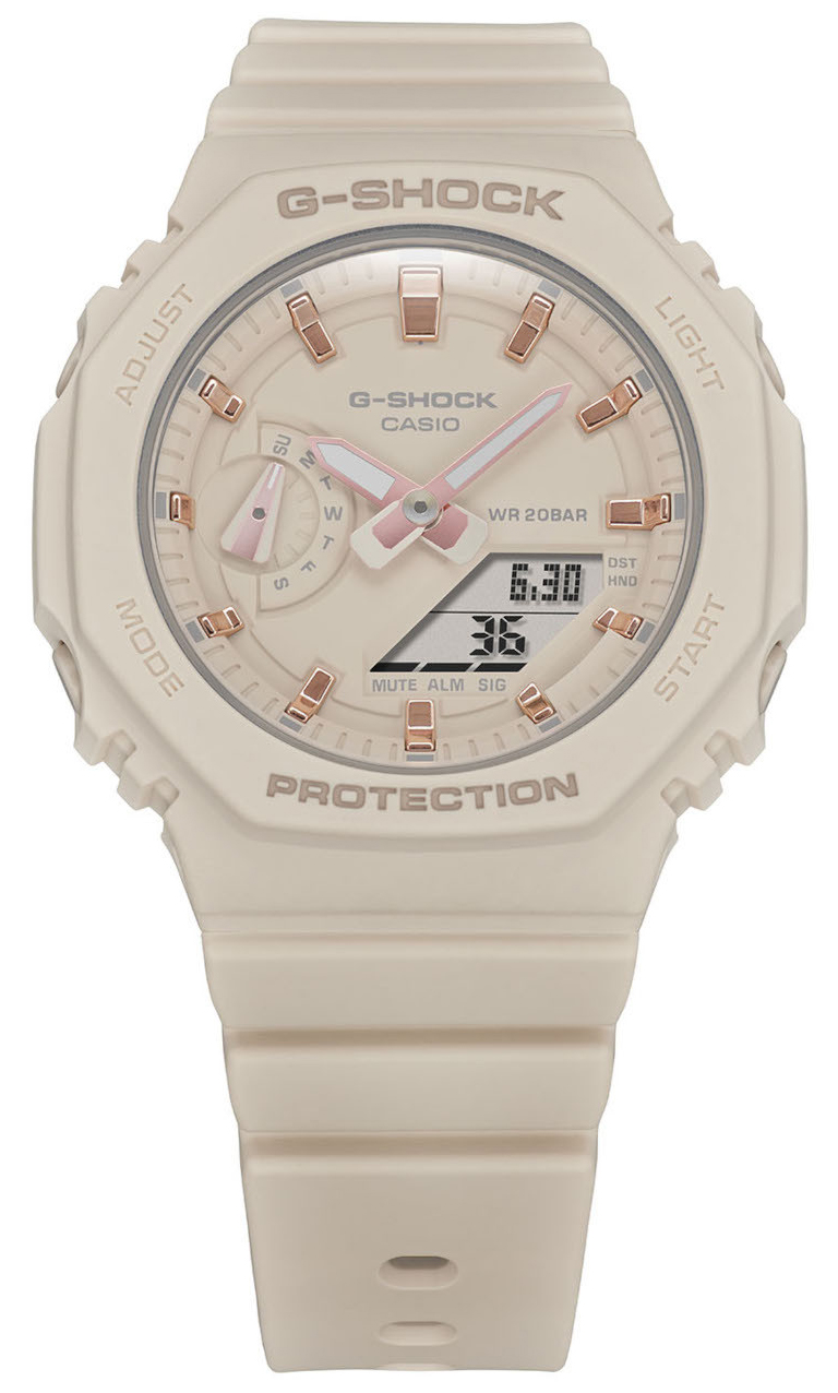 G-SHOCK GMA-S2100-4AER zegarek beżowy sportowy G-SHOCK S-Series pasek - miniatura 4
