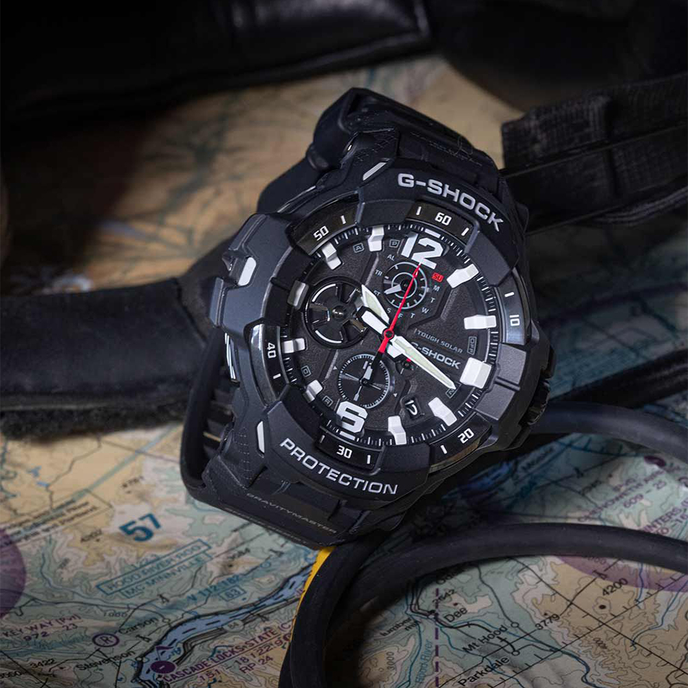 G-SHOCK GR-B300-1AER męski zegarek G-SHOCK Master of G pasek