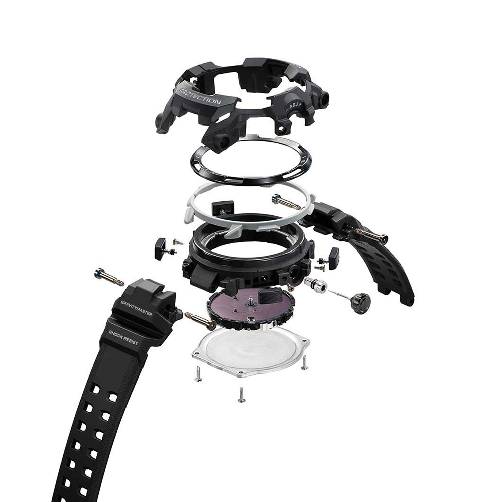 G-SHOCK GR-B300-1AER zegarek szary sportowy G-SHOCK Master of G pasek