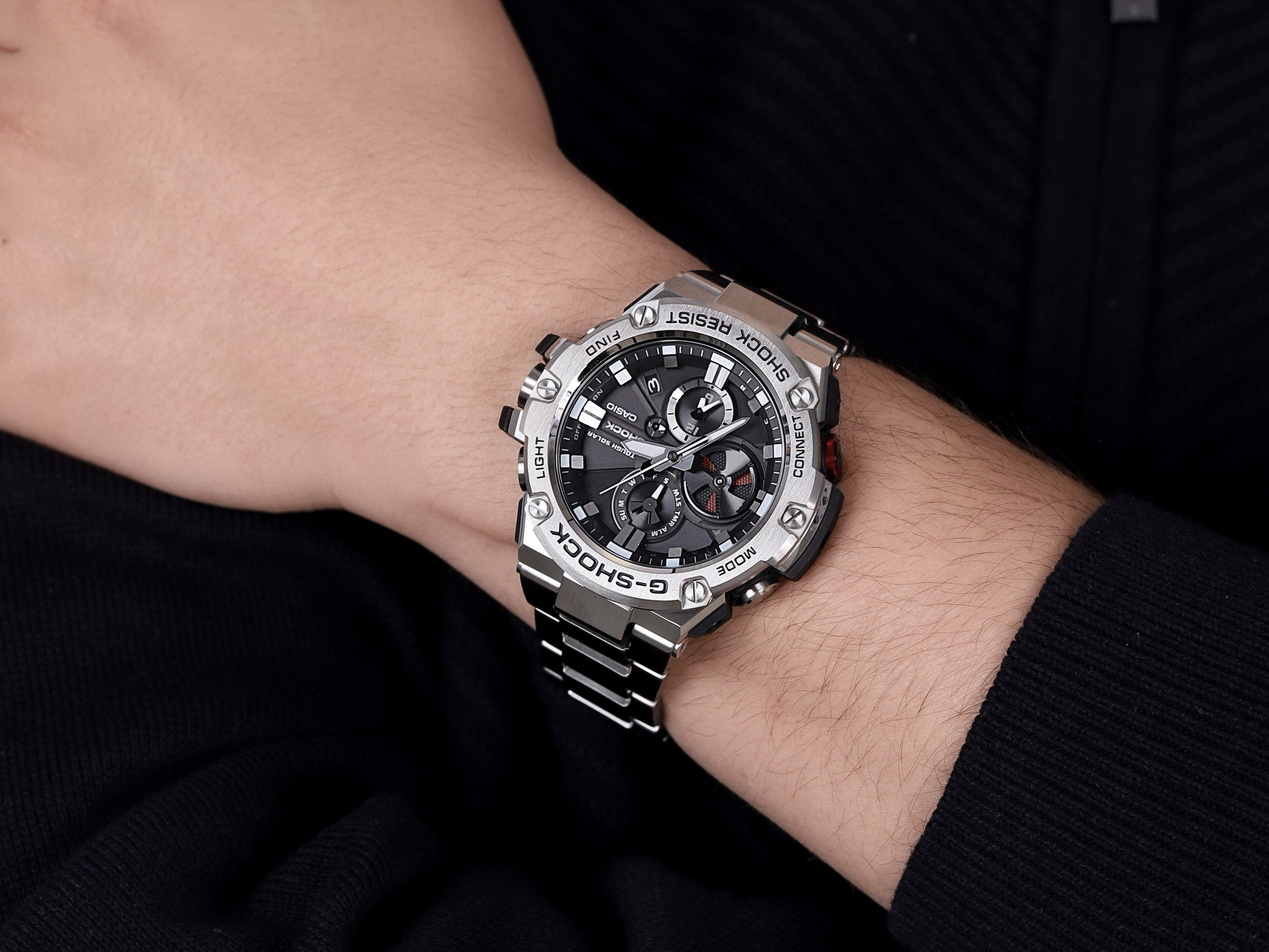 G-SHOCK GST-B100D-1AER smartwatch męski sportowy G-SHOCK G-STEEL bransoleta - miniatura 2