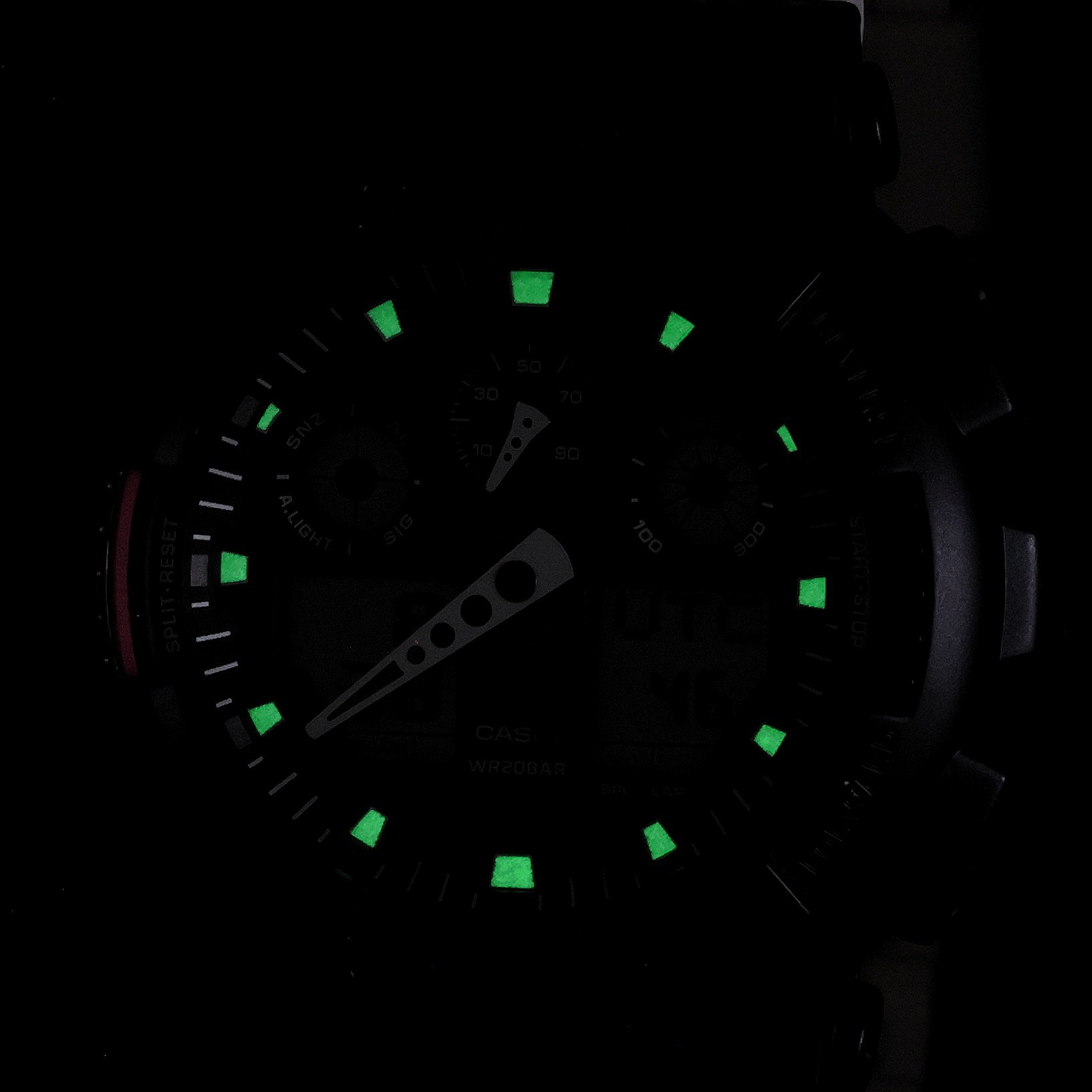 G-SHOCK SET GA-100-1A4ER + BEZEL 10358741 + PASEK 10395227 męski zegarek G-SHOCK Original pasek - miniatura 6