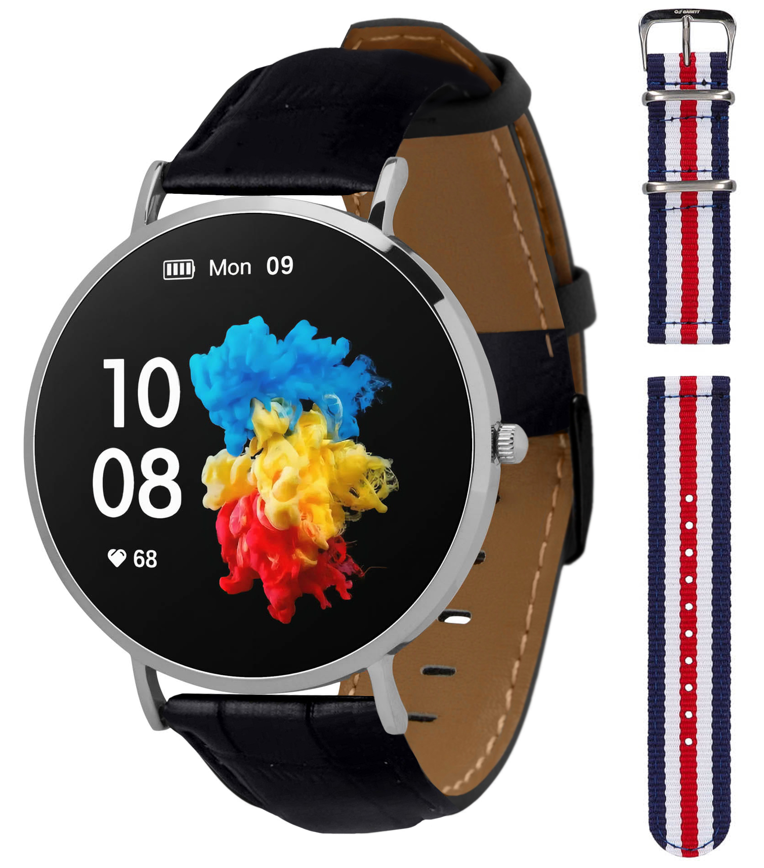 Smartwatch Garett Verona Srebrny Czarny Marina Gift Set Garett 5904238484531 