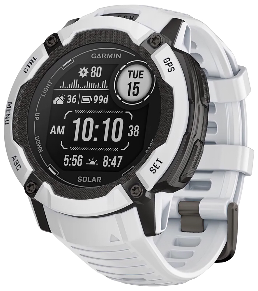 Instinct 2X Solar Mleczny Kwarc Garmin 010-02805-04 
