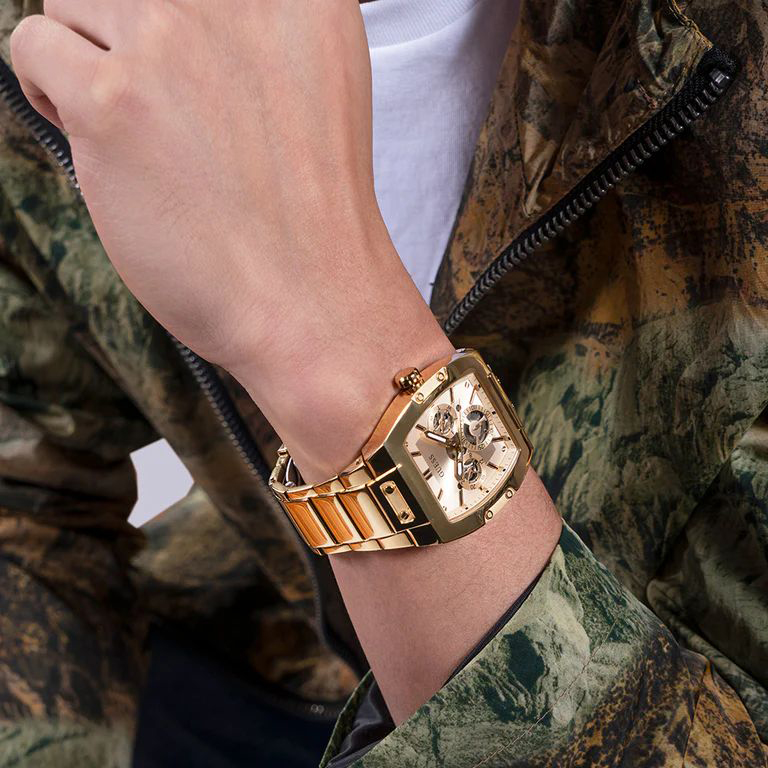 Guess GW0456G2 zegarek złoty fashion-modowy Bransoleta bransoleta - miniatura 9