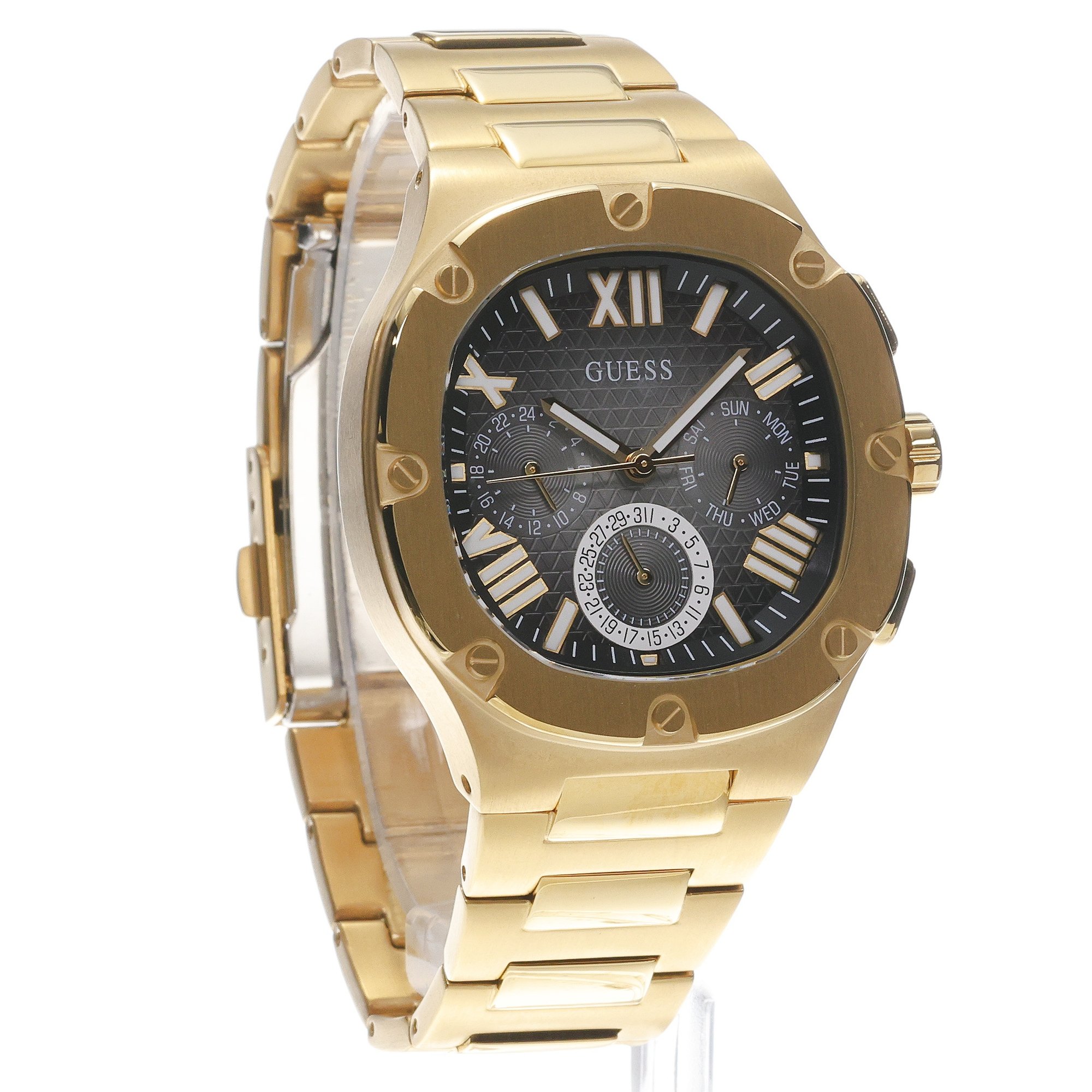 Guess GW0572G2 Headline Męskie fashion-modowy zegarek złoty - miniatura 3