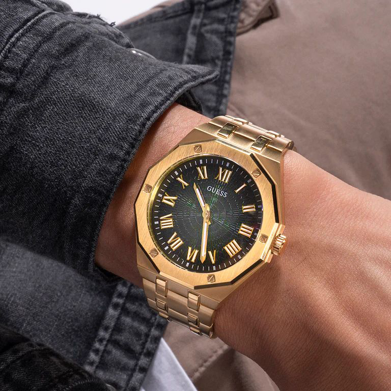 Guess GW0575G2 zegarek złoty klasyczny Męskie bransoleta - miniatura 5