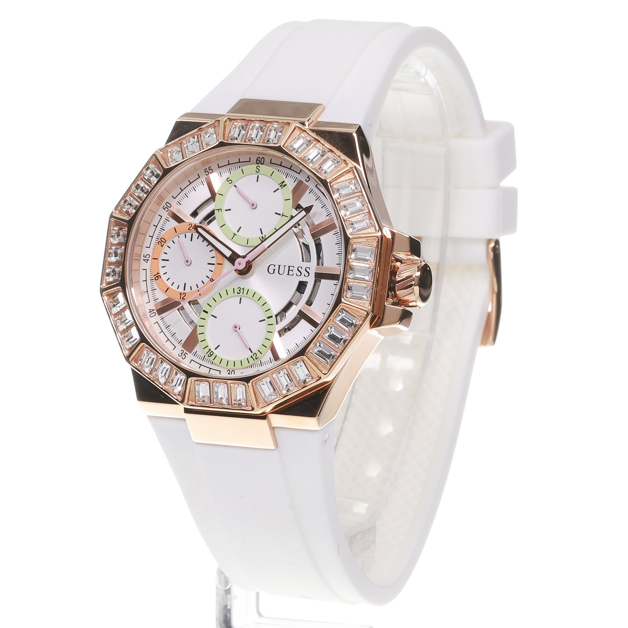 Guess GW0695L3 Selena Damskie fashion-modowy zegarek różowe złoto - miniatura 2