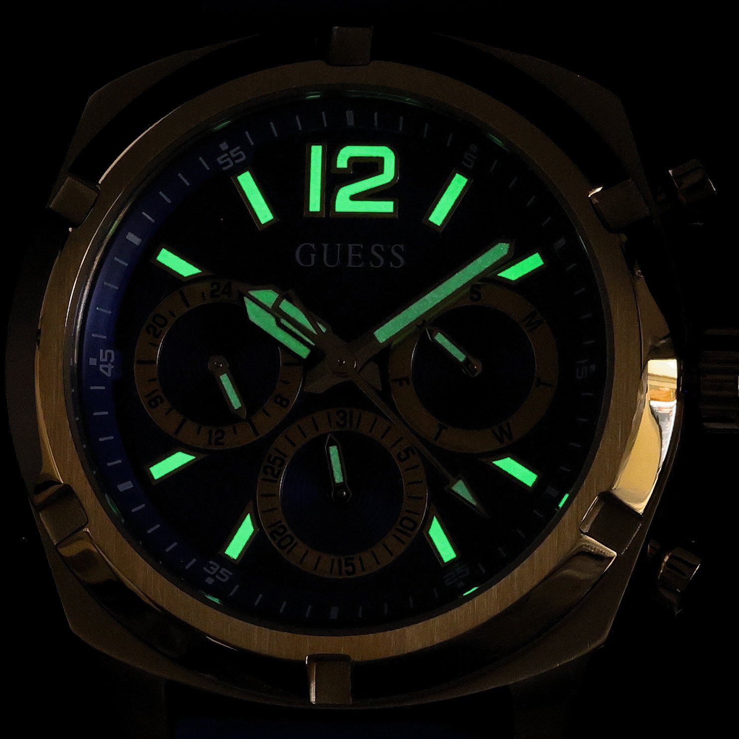 Guess GW0729G1 Resistance Męskie fashion-modowy zegarek złoty - miniatura 5