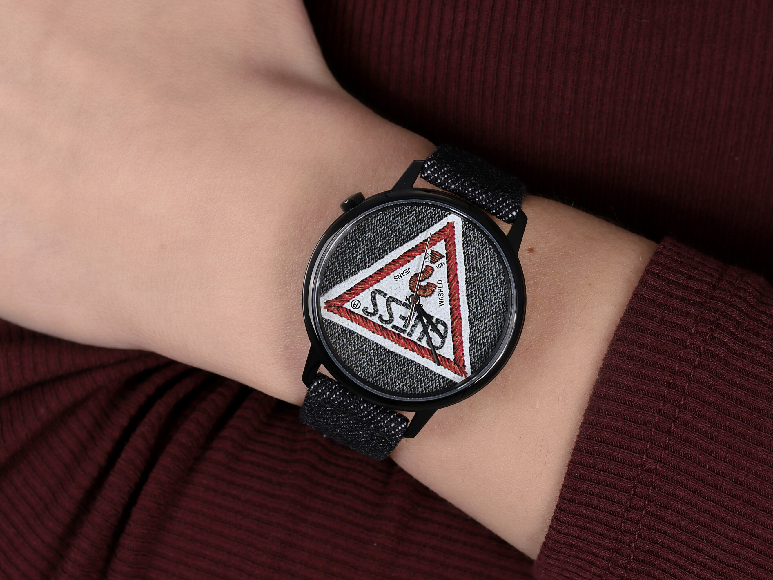 Guess Originals V1014M2 zegarek damski Originals czarny - miniatura 2