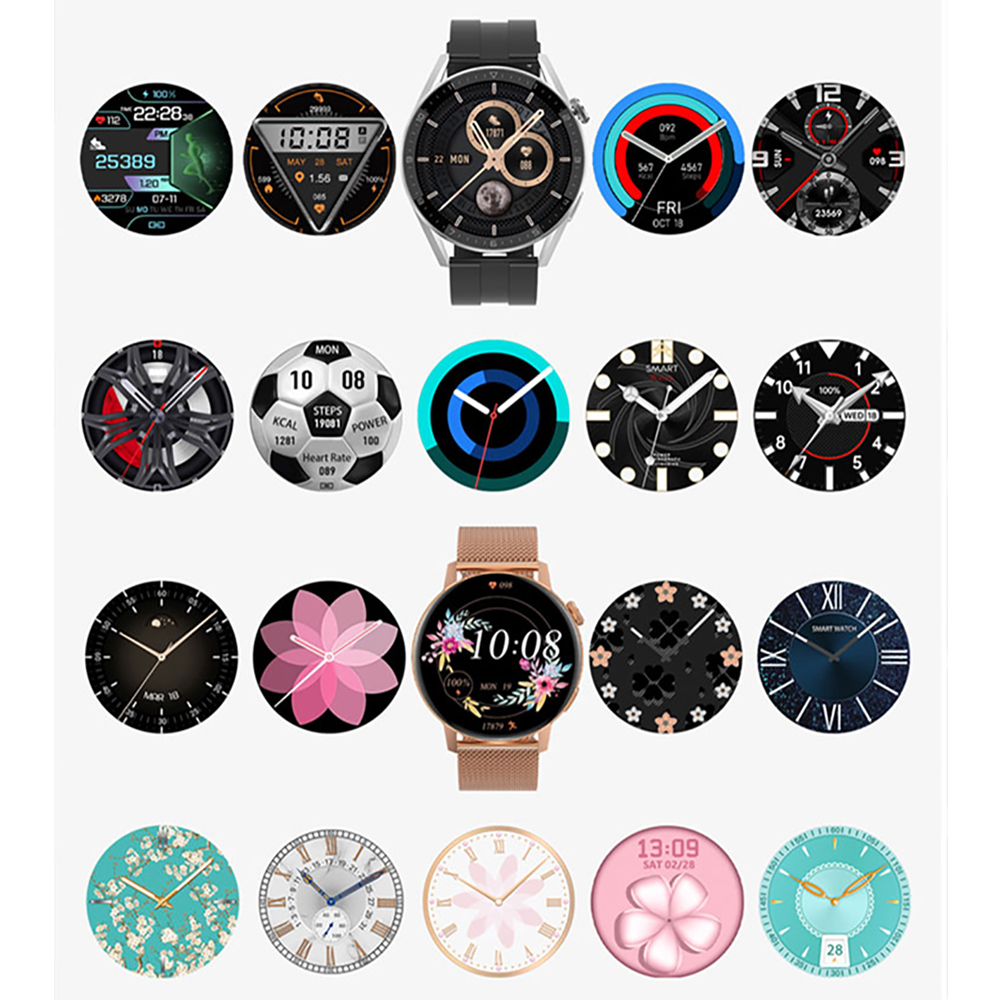 Hagen HC1011153123312-SET Smartwatch HC10 szary + pasek zegarek sportowy Smartwatch - miniatura 4
