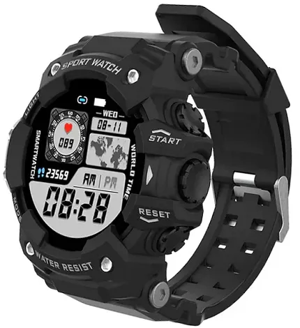 Hagen HC18W24534 Smartwatch Smartwatch HC18 czarny biały - zdjęcie 1