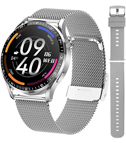 Hagen HC2711114112312-SET Smartwatch Smartwatch HC27 srebrny + pasek - zdjęcie 1