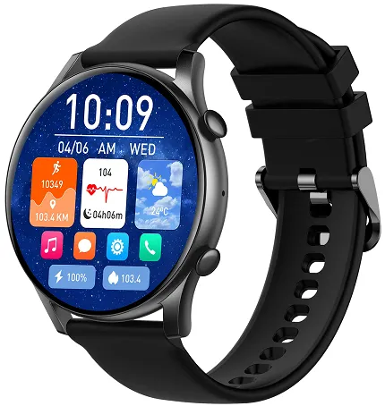 Hagen HC5514534 Hagen Smartwatch HC55 czarny - zdjęcie 1