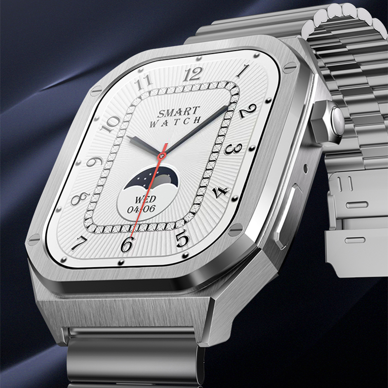 Hagen HC731111411536-SET zegarek męski Smartwatch srebrny - miniatura 12