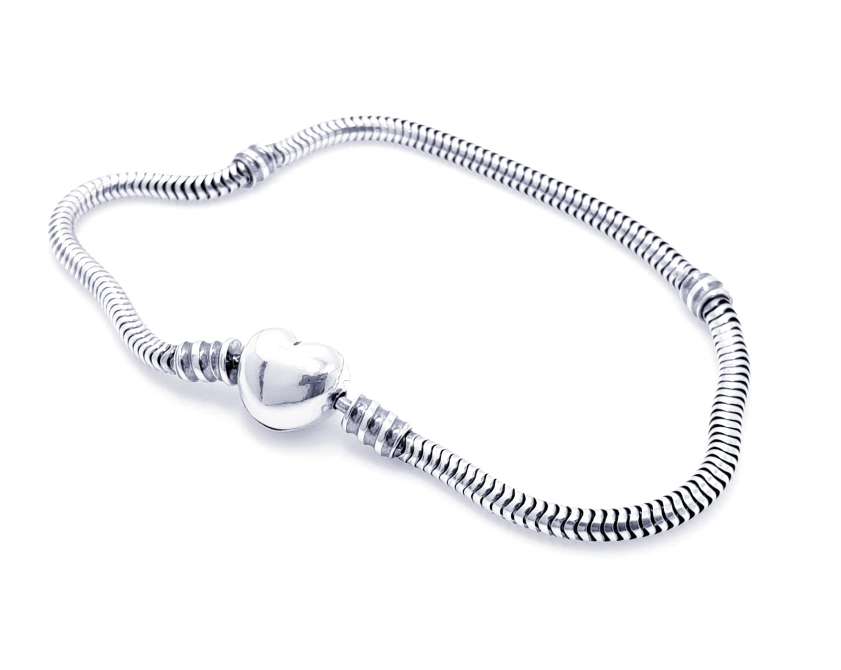 Bransoletka Modułowa - serce Silver Top 6988ox-19 