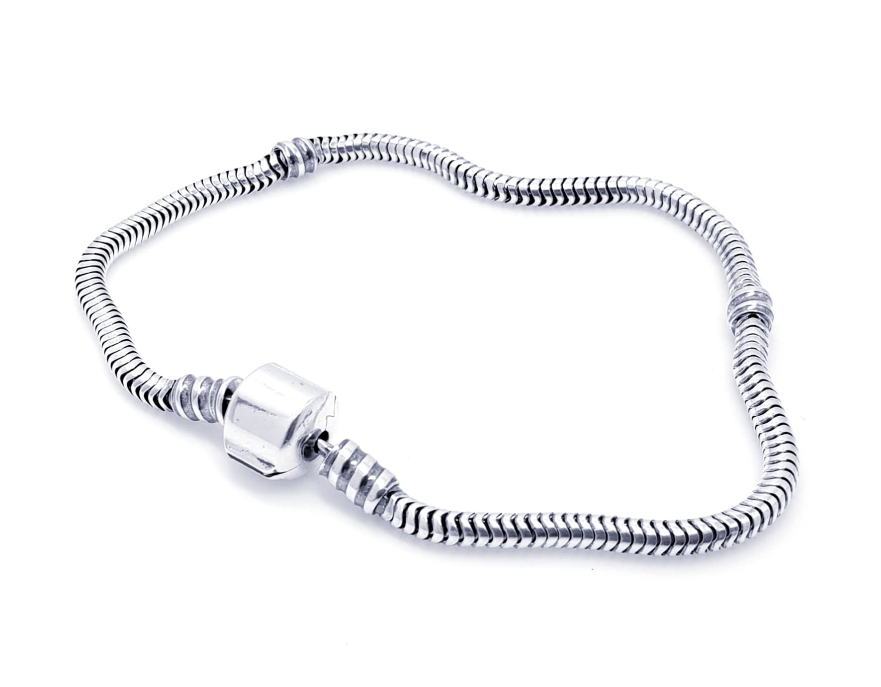 Bransoletka Modułowa - beczka Silver Top 6990ox-18 