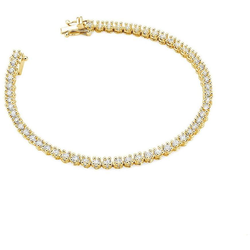 Złota bransoletka tenisowa z brylantami Best Diamonds B0056-BR-AUZ-DIW-02-00 