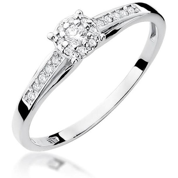Zaręczynowy pierścionek z białego złota z brylantami Best Diamonds B0068-PI-AUB-DIW-02-OK 