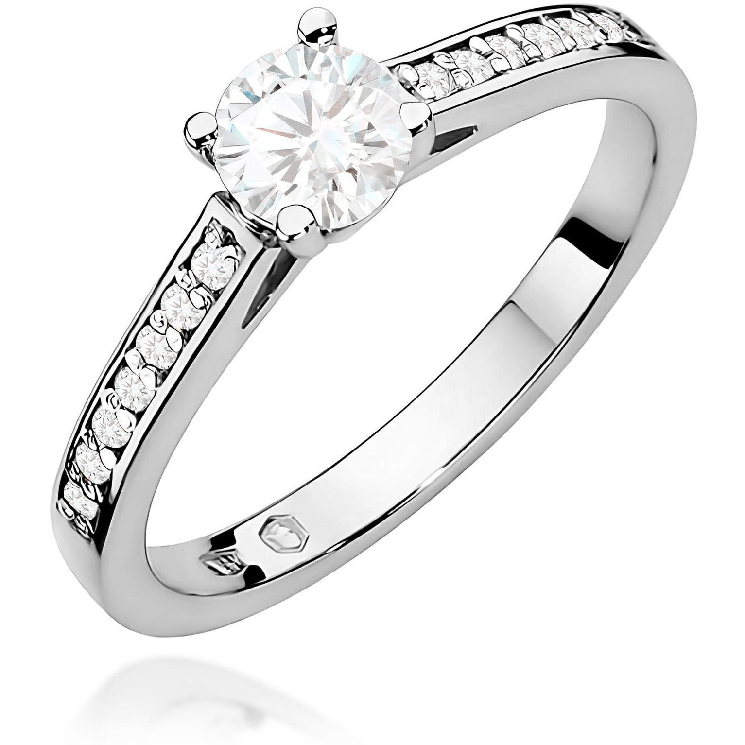 Pierścionek zaręczynowy z białego złota z brylantami 0,62 ct Best Diamonds B0104-PI-AUB-DIW-04-OK 