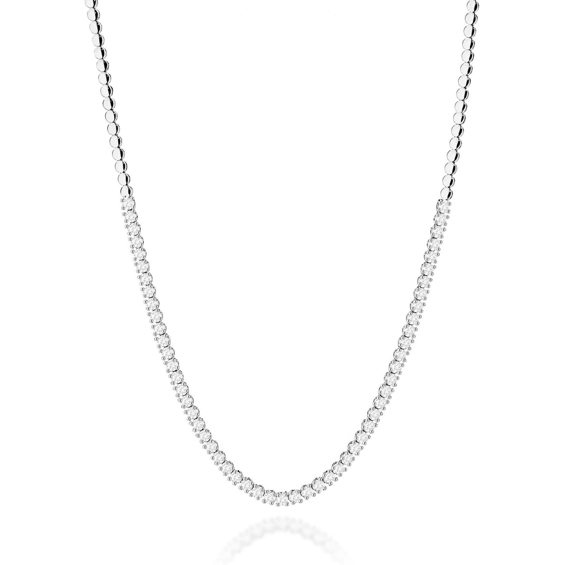 Naszyjnik z brylantami 4,56 ct łańcuszek z białego złota Best Diamonds B0150-NA-AUB-DIW-02-00 