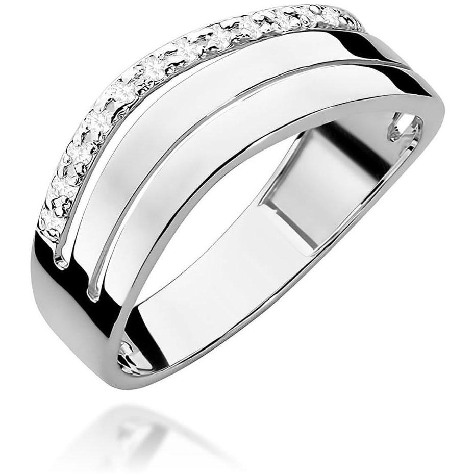 Pierścionek z białego złota z brylantami 0,09 ct Best Diamonds B0428-PI-AUB-DIW-02-00 