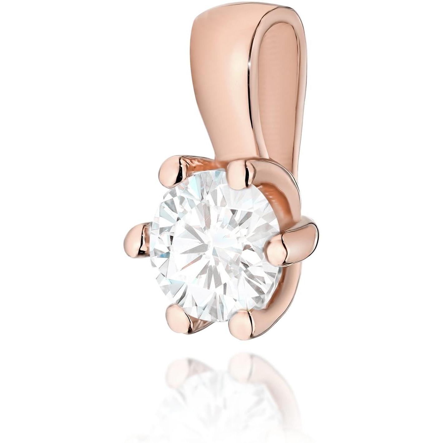 Zawieszka z różowego złota z diamentem 0,30 ct, próba 585 Best Diamonds B0444-ZA-AUR-DIW-06-OK 