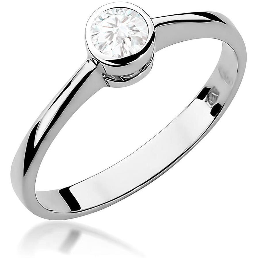 Zaręczynowy pierścionek z białego złota z brylantem 0,25 ct Best Diamonds B0448-PI-AUB-DIW-06-OK 