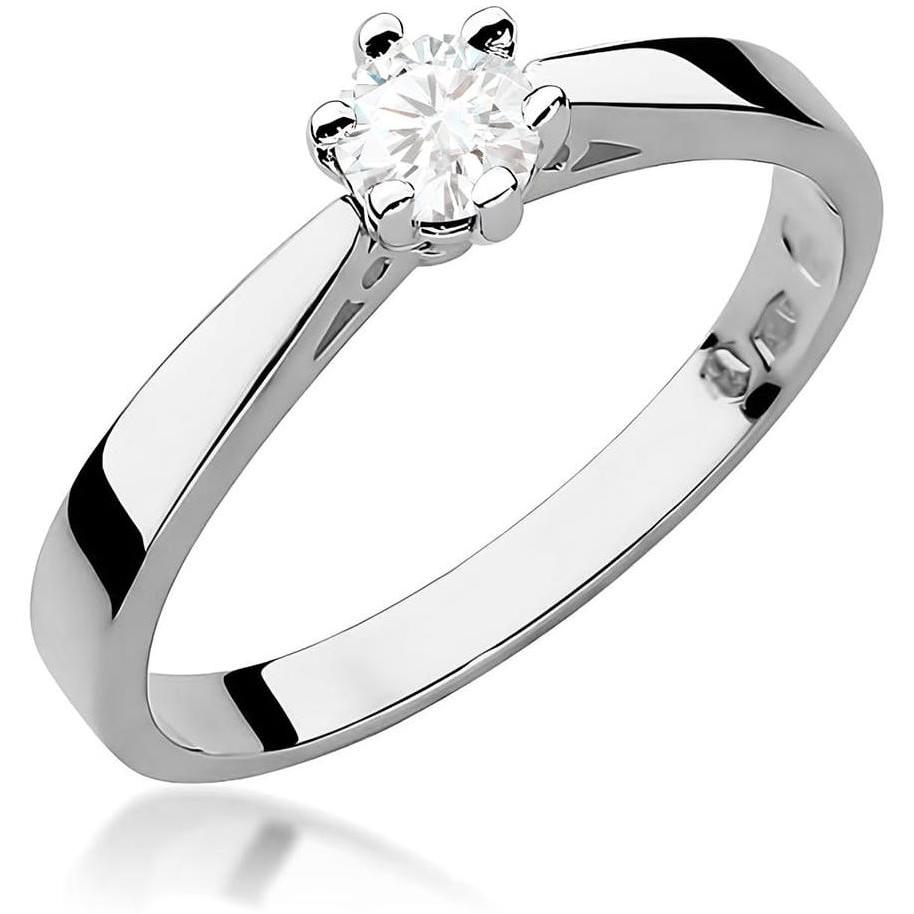 Zaręczynowy pierścionek z białego złota z brylantem 0,25 ct Best Diamonds B0458-PI-AUB-DIW-12-OK 