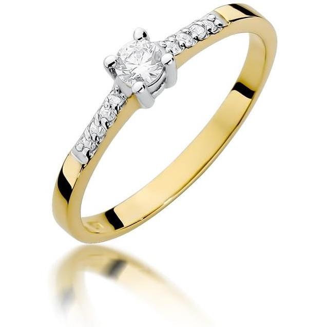 Złoty pierścionek zaręczynowy Best Diamonds B0764-PI-AUZ-DIW-02-OK 